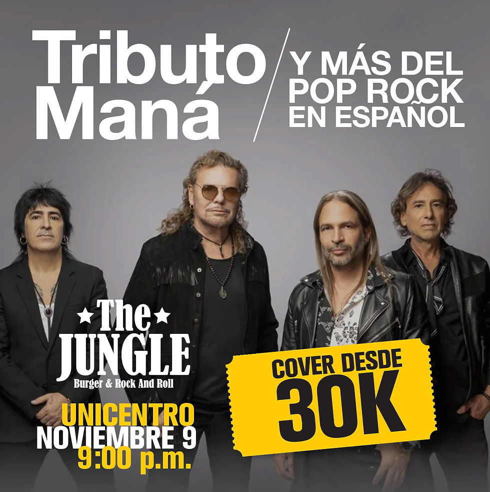 Tributo a MANÁ y más del POP ROCK en español