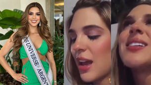 Miss Universo Argentina lloró por las críticas por su acento: También tiene nacionalidad colombiana