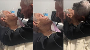 Viral: Abuelito le dio tierna despedida de su esposa, antes de partir: “Cumplió su promesa de amor”