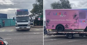 Tránsito inmovilizó el ‘Makinon Merch’ de Karol G en Bogotá