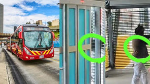 Mujer se volvió una “maestra” para abrir las puertas en estación de TransMilenio: “Nada detiene a lo