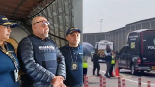 Así llegó Salvatore Mancuso a Colombia: Con fuerte operativo de seguridad