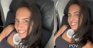 Mujer defendió su posición al no querer cambiar su puesto de primera clase, en avión, con unos padre