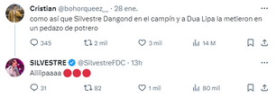 ¿Por qué Silvestre y Dua Lipa se apoderaron de X?: Hasta El Campín se volvió tendencia