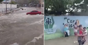 Fuertes inundaciones en Barranquilla, habitantes piden ayuda