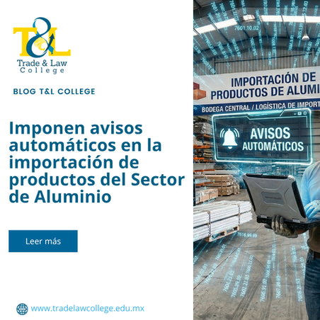 Imponen avisos automáticos en la importación de productos del Sector de Aluminio