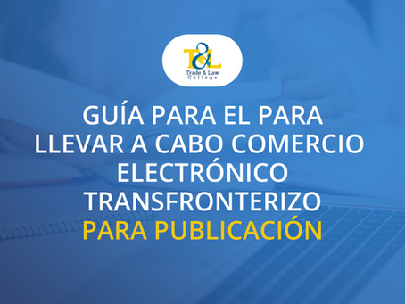 Guía para el para llevar a cabo comercio electrónico transfronterizo