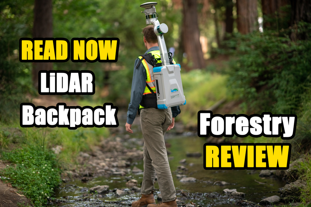 LiDAR backpack Forestry review LiDARGEAR