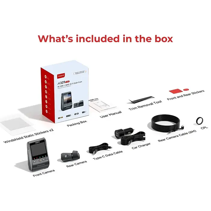 Thumbnail: Dashcam package contents: What's included in the box