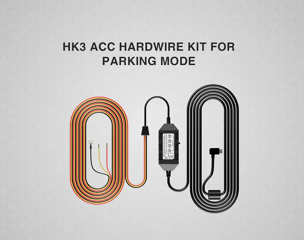 Thumbnail: HK3 ACC Hardwire Kit for Parking Mode dashcam installation