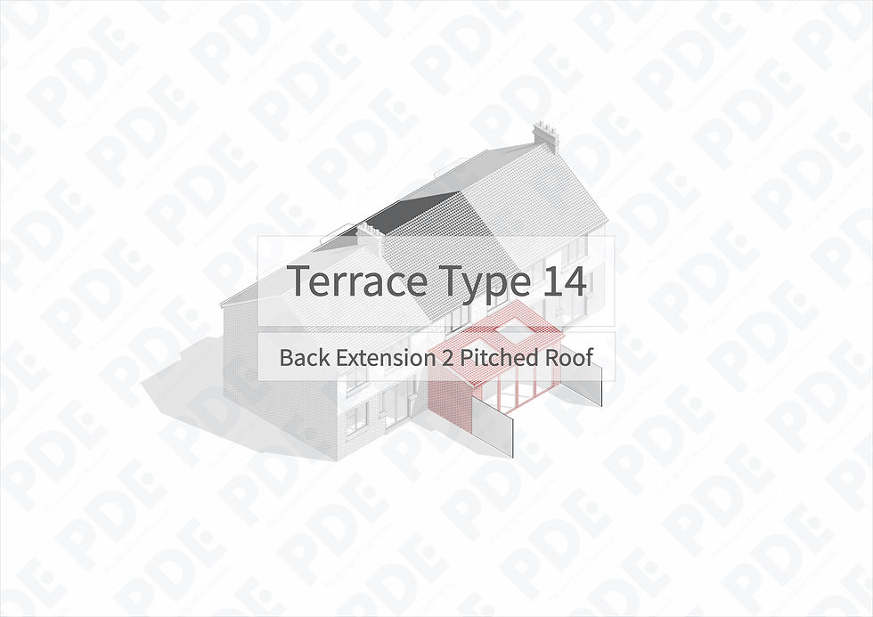 Terrace 14 Back Extension 2 Pitched Roof