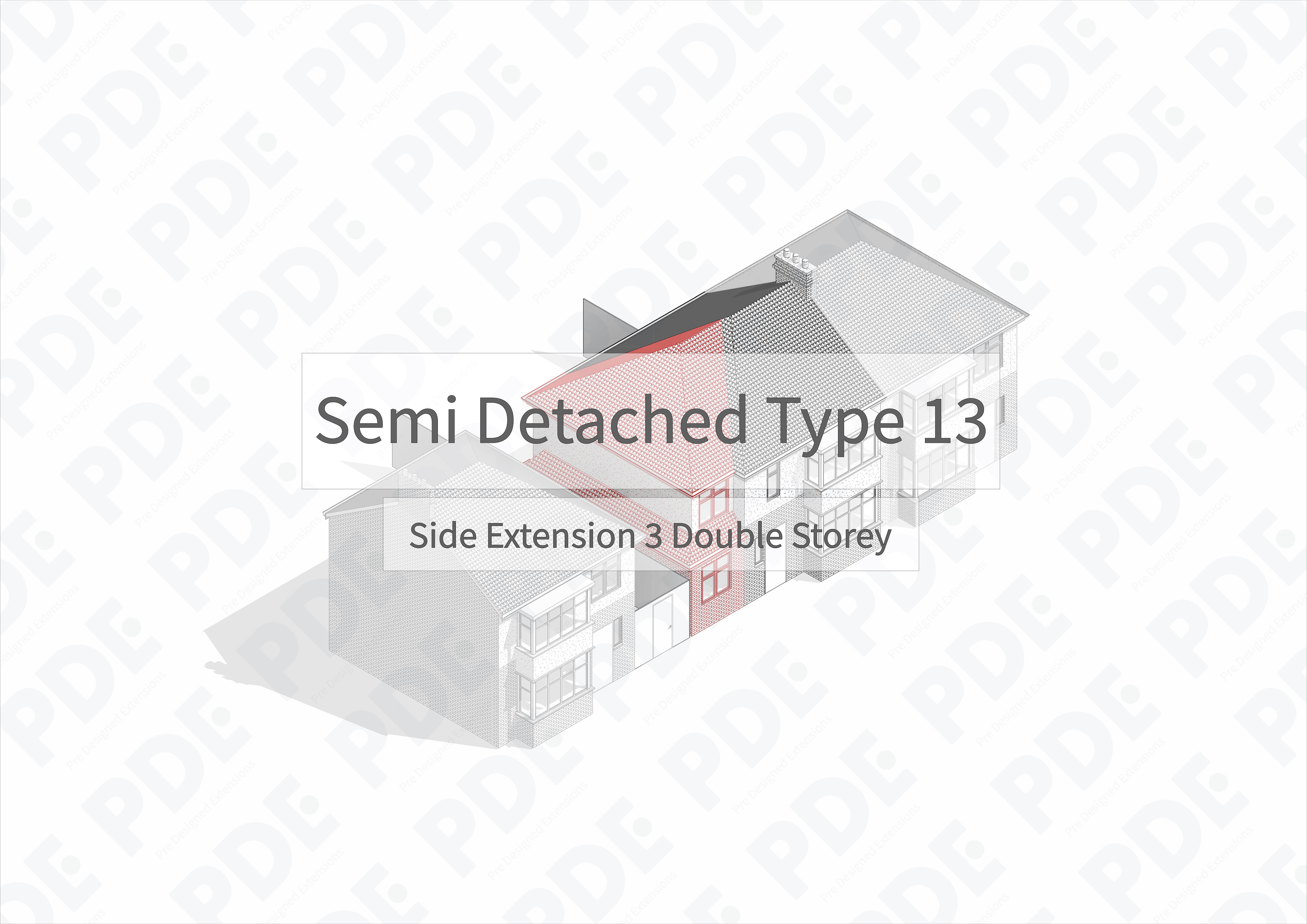 Semi Detached 13 Side Extension 3 Double Storey