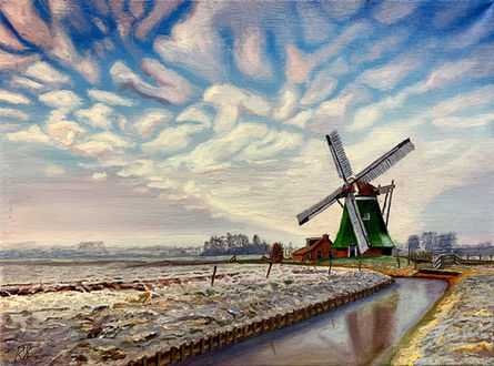 Windmill in Winter