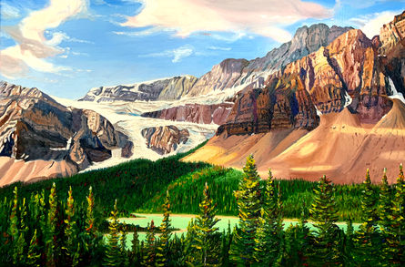 Crowfoot Glacier in 1942