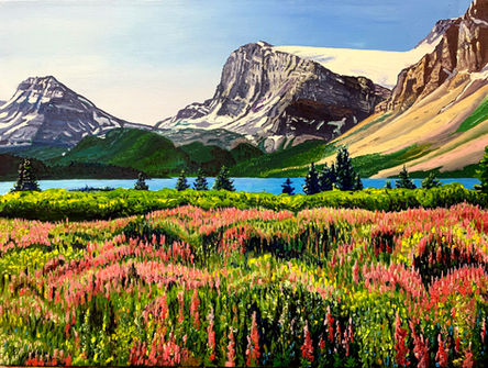 Bow Lake Fireweed