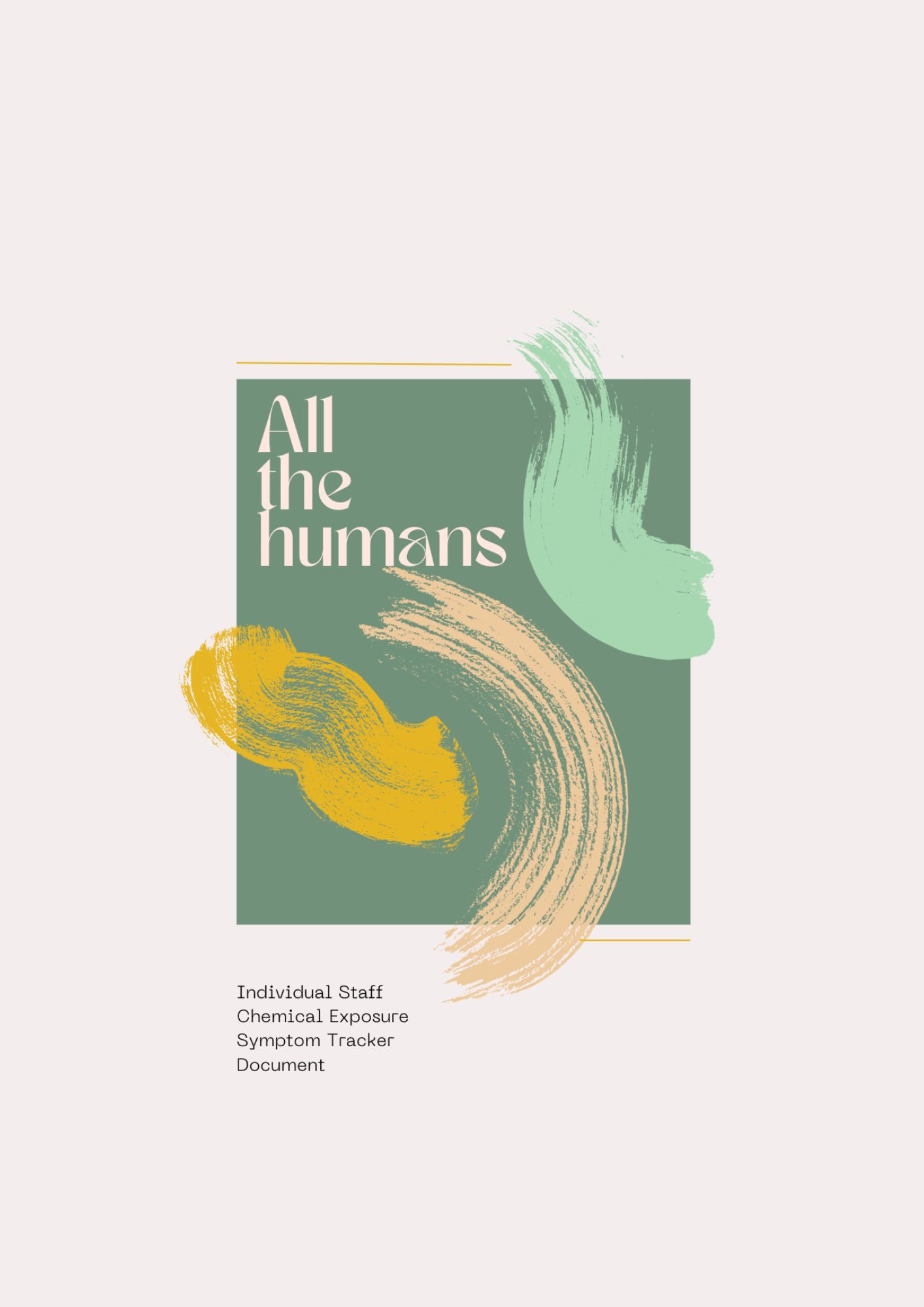 All The Humans Staff Contact & Allergy Safety Binder Asset