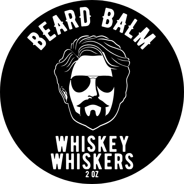 Whiskey Whiskers Beard Balm by Zade & Zephyr — artisan-crafted organic beard balm with warm whiskey, caramel, and tobacco