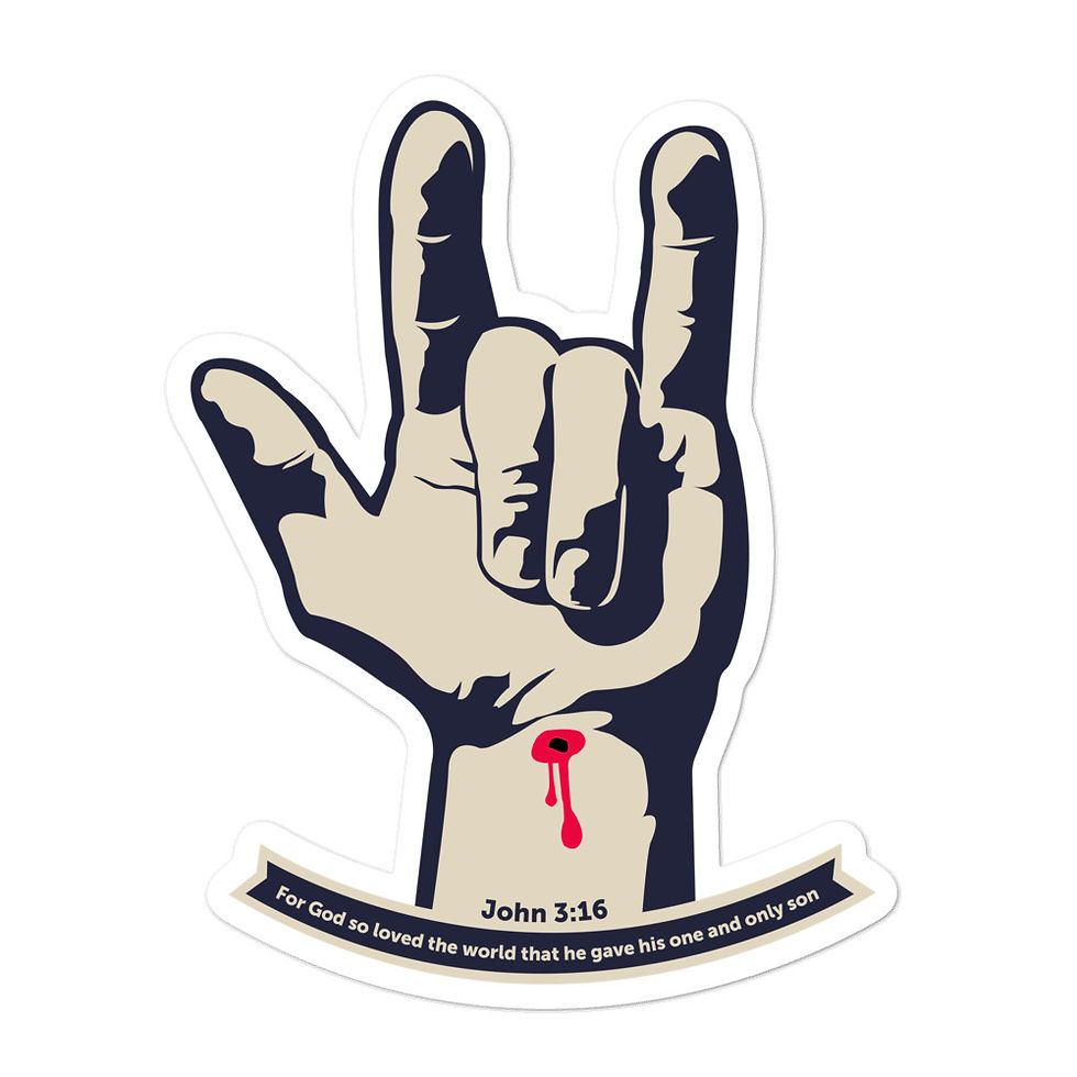 Thumbnail: ILY-Jesus Sticker