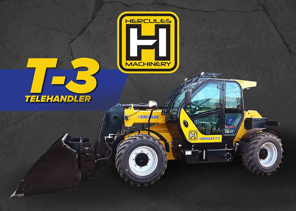 Thumbnail: 2024 Hercules Machinery T-3 Telehandler - 8,500 KG Operating Weight, 3 Ton Lift, 7 Meter Reach
