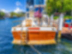 Rear view of Solo trawler in the trawler photo gallery