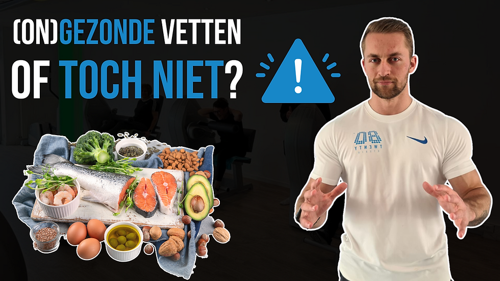 Ongezonde of gezonde vetten?