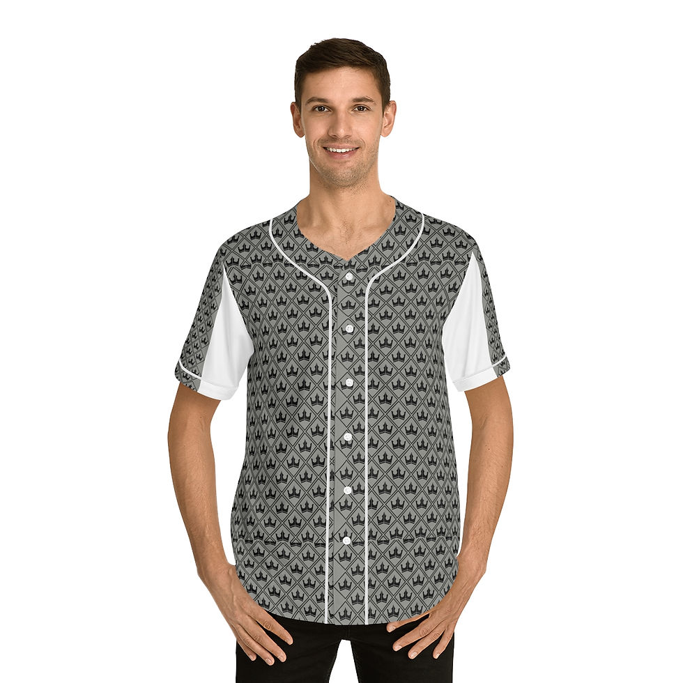 Thumbnail: Powell Men's Baseball Jersey (AOP)