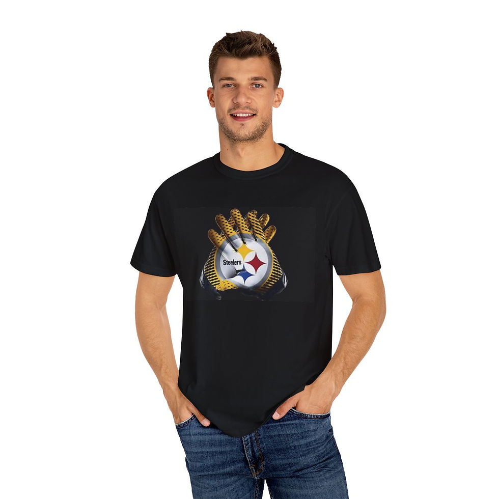 Thumbnail: Powell "Steelers Collection" Unisex Garment-Dyed T-shirt