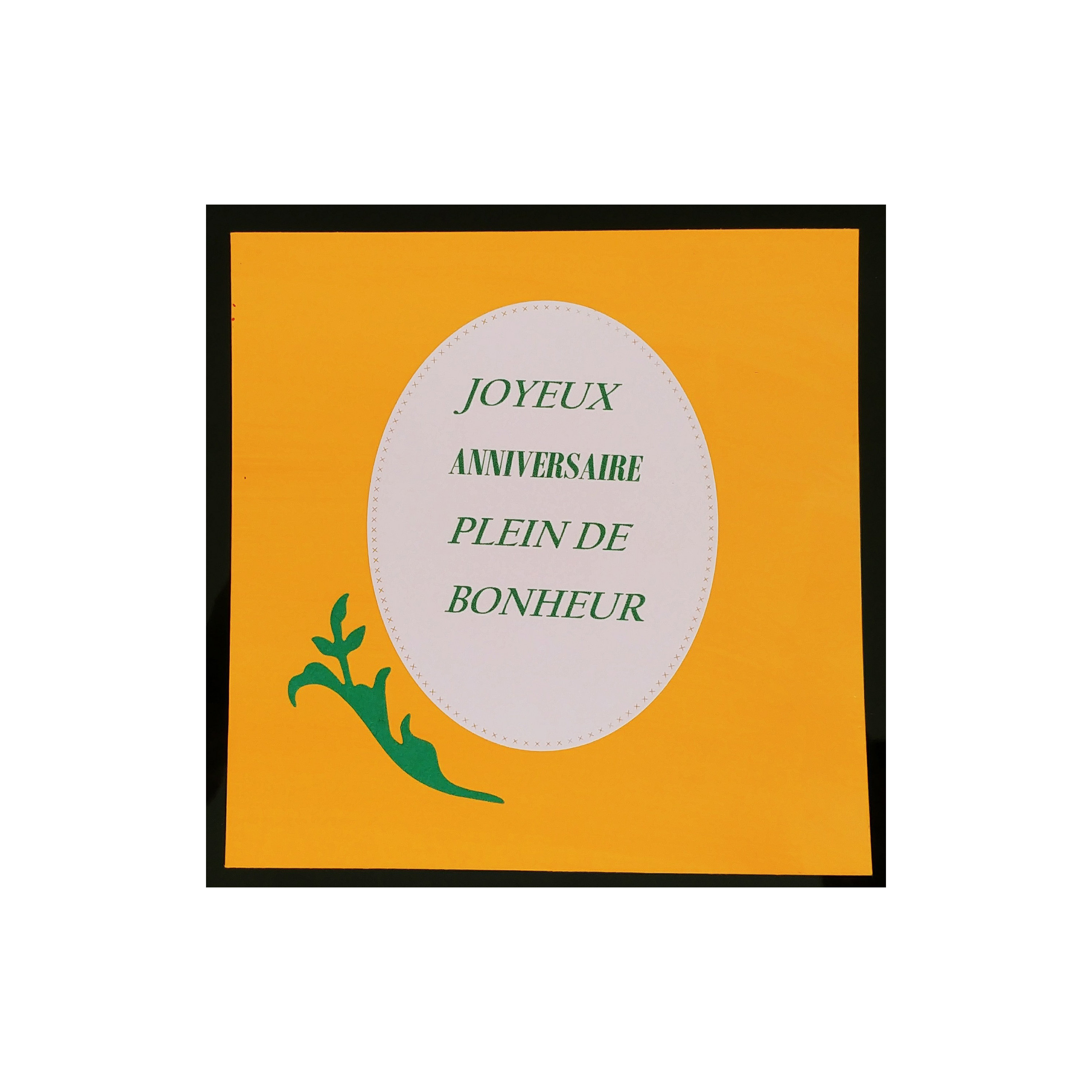 Carte Joyeux Anniversaire Plein De Bonheur Mimicartes