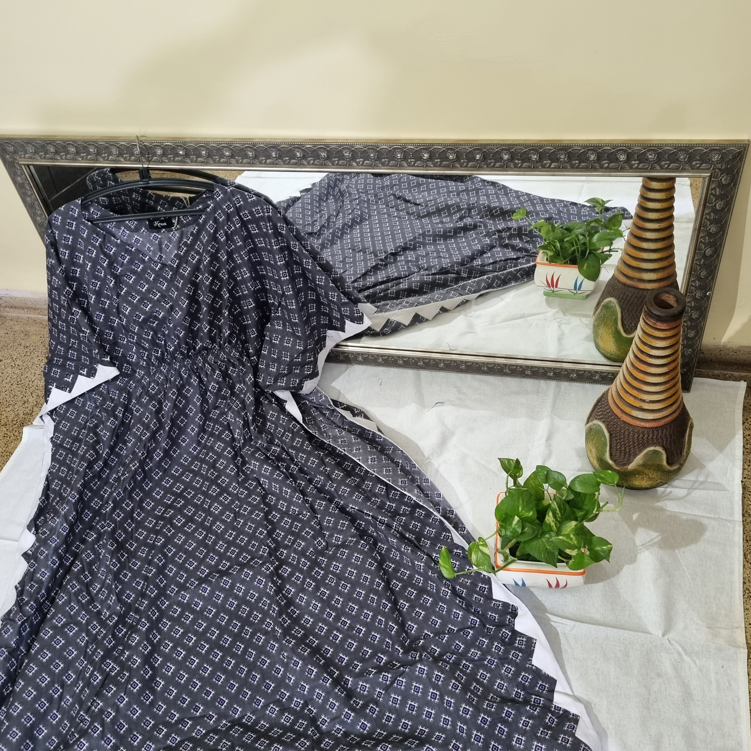 Printed Cotton Kaftan