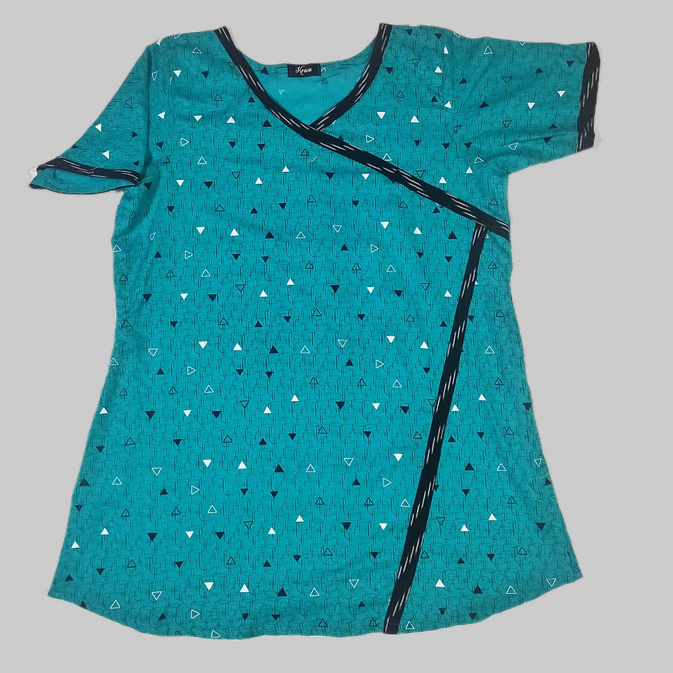 Thumbnail: Copper sulphate blue printed top