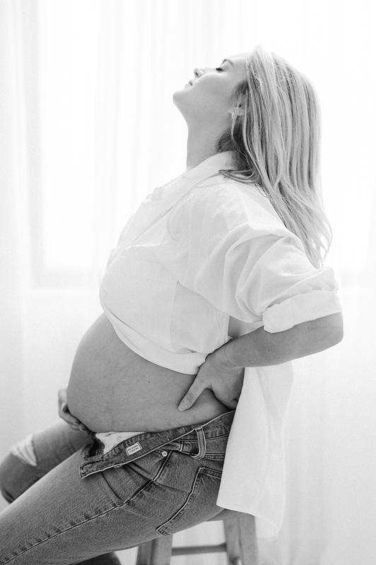 studio maternity session nashville