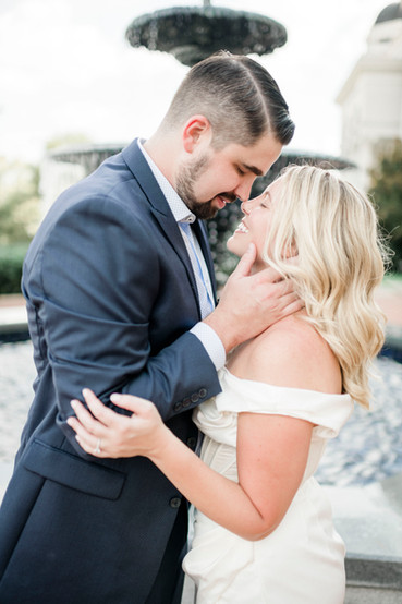 nashville engagement photos at Belmont University