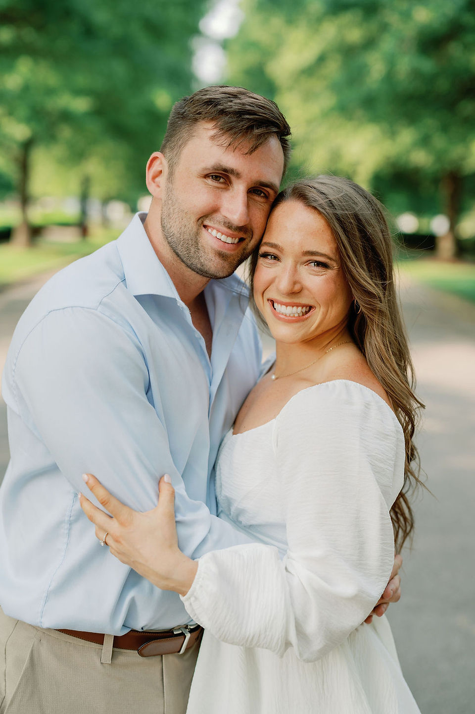 Romantic Nashville engagement session for Hannah and Jack