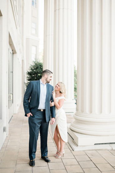 nashville engagement photos at Belmont University