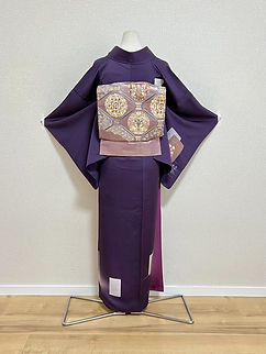 母親着物No7濃色詳細画像-背面