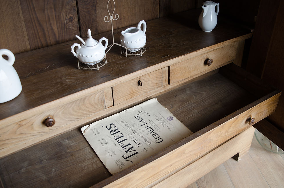 Thumbnail: Antique French Louis Philippe Oak Armoire with Shelves (#1960)