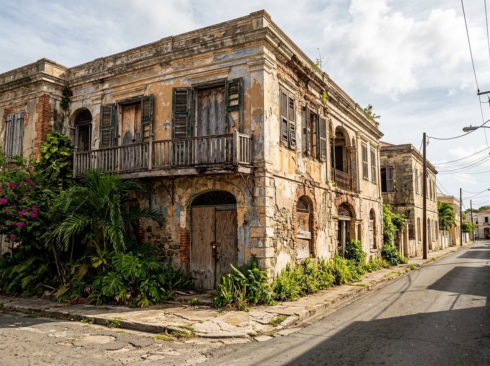 Frederiksted: Abandoned Buildings - the Cost to Health, Safety and Growth