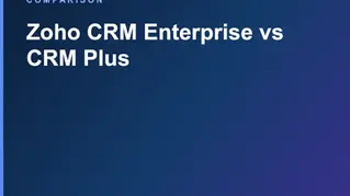 Zoho CRM Enterprise vs Zoho CRM Plus comparison title card