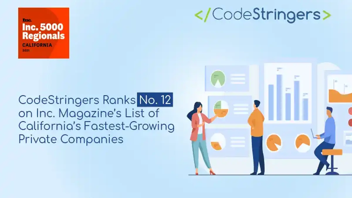 CodeStringers Named #12 of the Fastest Growing Companies in California