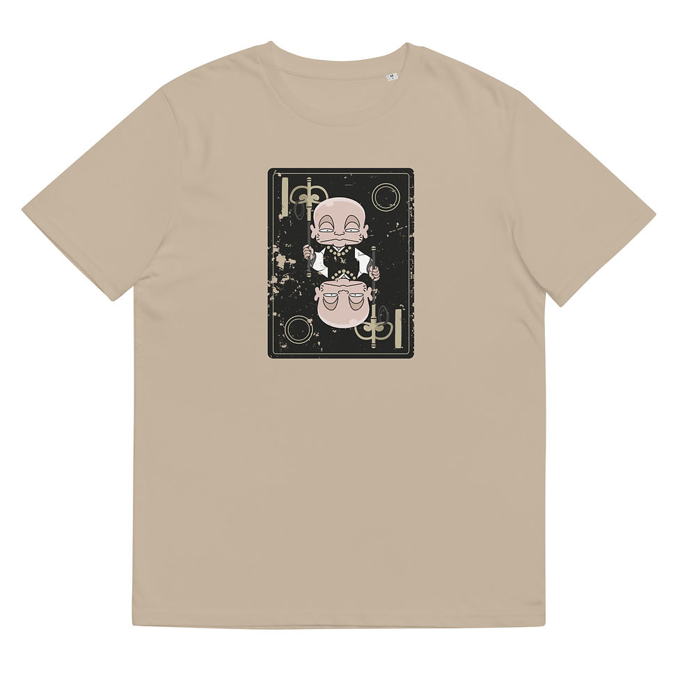 Thumbnail: Sakuranbo - Ace of Rings Playing Card | Unisex organic cotton t-shirt