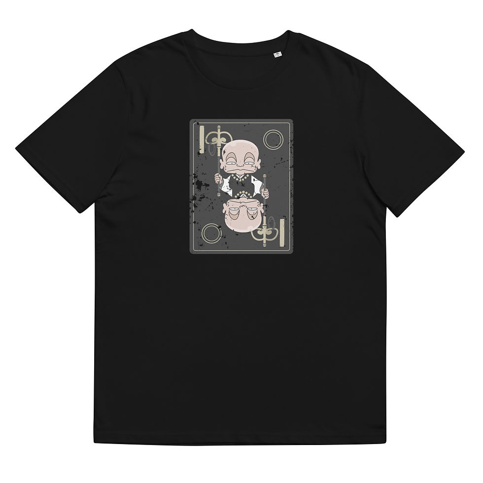 Thumbnail: Sakuranbo - Ace of Rings Playing Card | Unisex organic cotton t-shirt