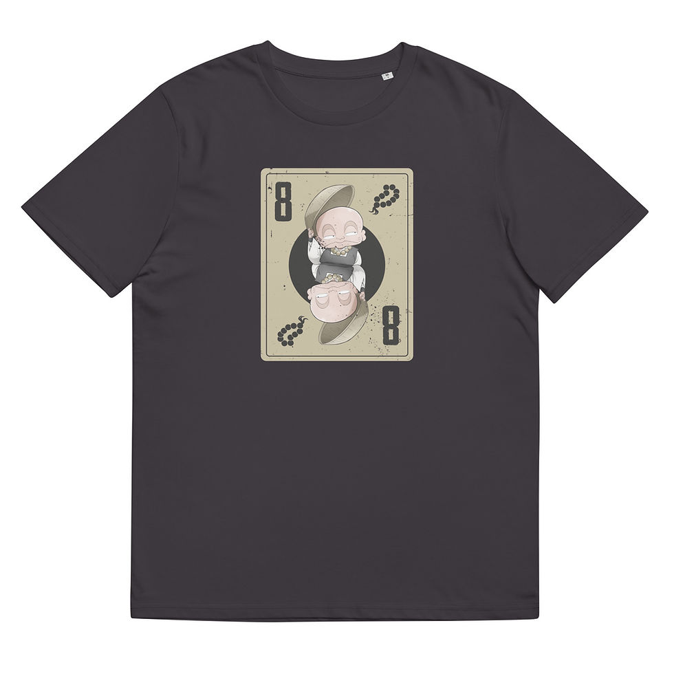 Thumbnail: Sakuranbo - 8 Beads Playing Card | Unisex organic cotton t-shirt 