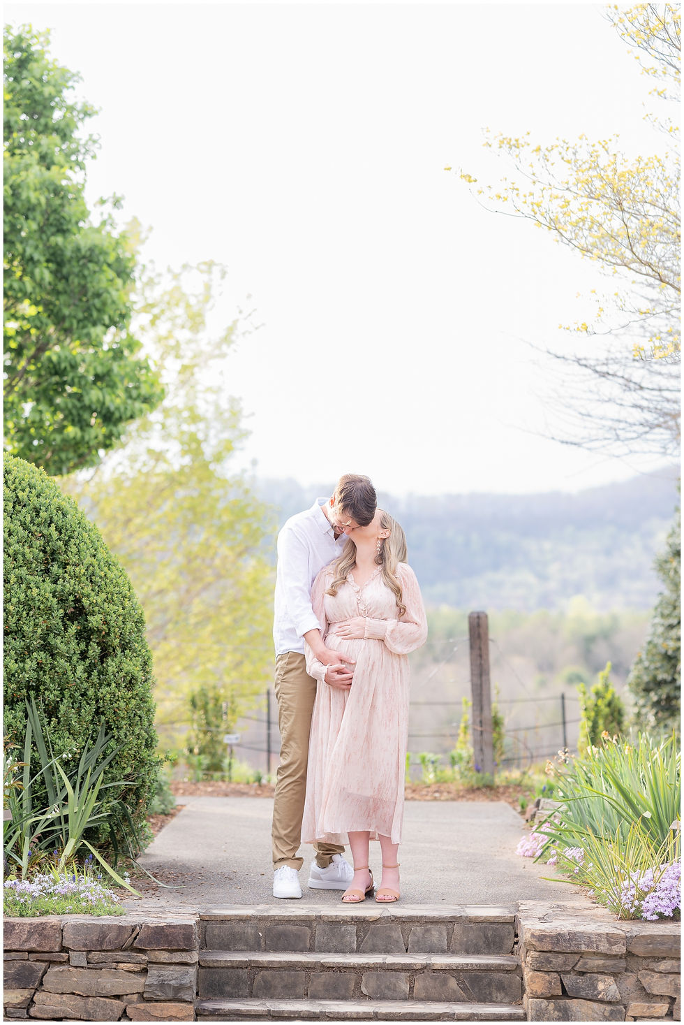 North Carolina Arboretum Maternity Session Victoria Grace Photography Asheville Wedding Photographer