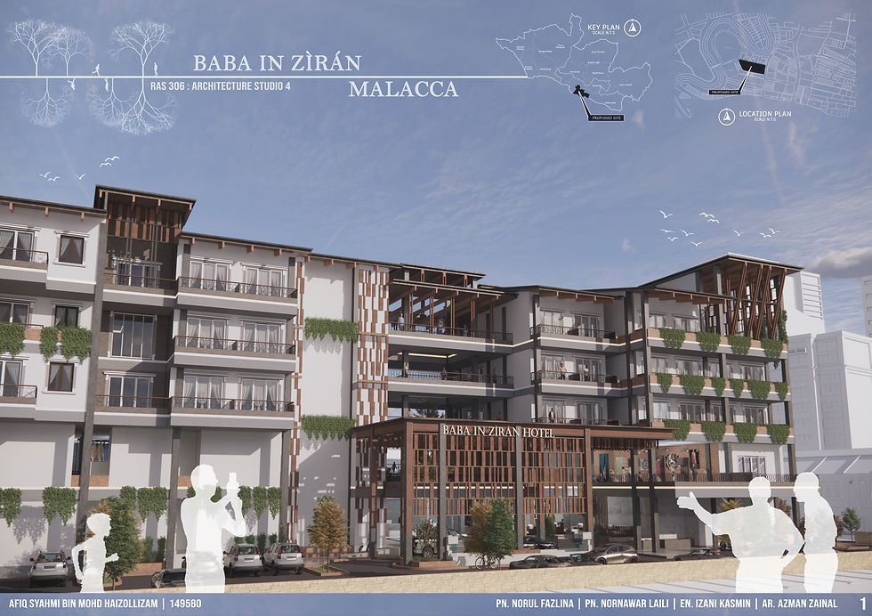 SEM 6 FINAL PROJECT : 5th Floor 4 Star Hotel ( related to urban development )