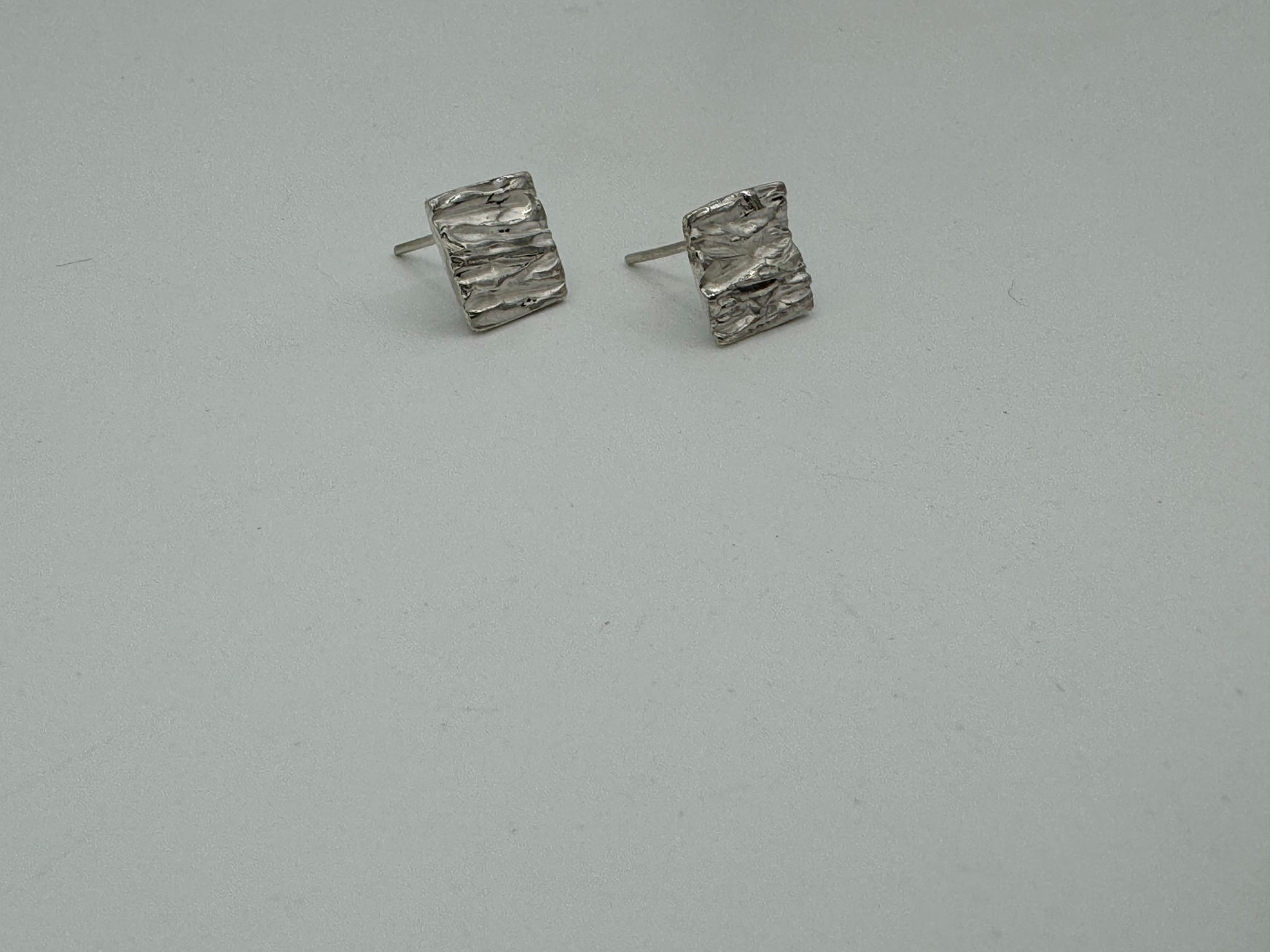 Handgemaakte zilveren 925 oorbellen unieke, modern, subtiel