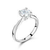 4 Claw Round Closed Gallery Mount Ring