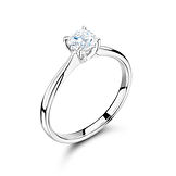 4 Claw Round Closed Gallery Mount Ring