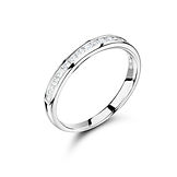 Brilliant Round Cut Channel Set Ring