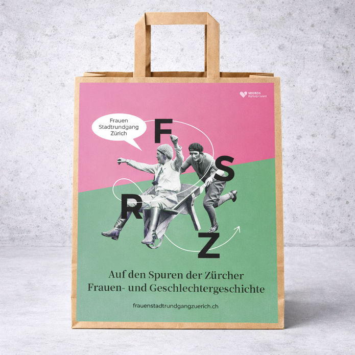 Frauenstadtrundgang Zürich
Recycling Migros-Tasche