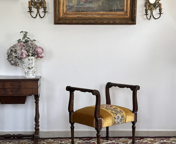 FRENCH ANTIQUE LOUIS XVI STYLE STOOL